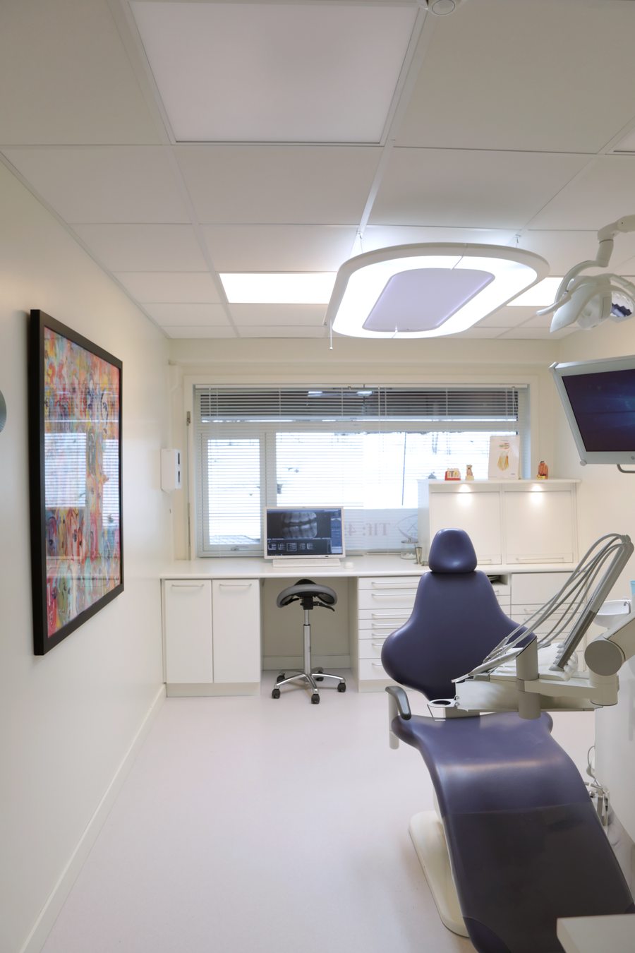 Moderne behandlingsrom hos Dentix Tannhelse i Flaskebekksenteret på Nesodden